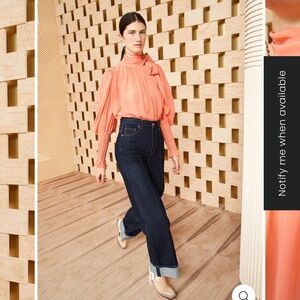 Ulla Johnson Dark Blue Straight-Leg Jeans